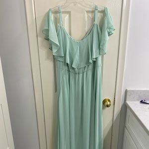 Torrid size 20 maxi dress, mint green